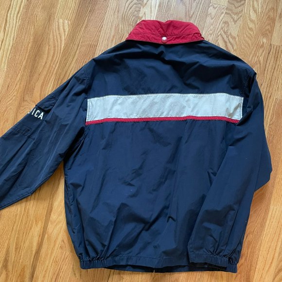 NWT Vtg 90’s NAUTICA Mens Jacket Sailing Gear Windbreaker Cape Cod Topsail Sz XL - Picture 3 of 14